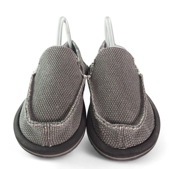 Sanuk Vagabond Slip-on Casual Shoes "Black" SBF1061Y Youth 4 - Picture 3 of 11